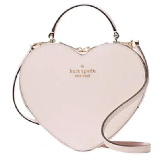 MAKE A REASONABLE OFFER chalk pink kate spade love shack crossbody new with tag - Picture 1 of 5